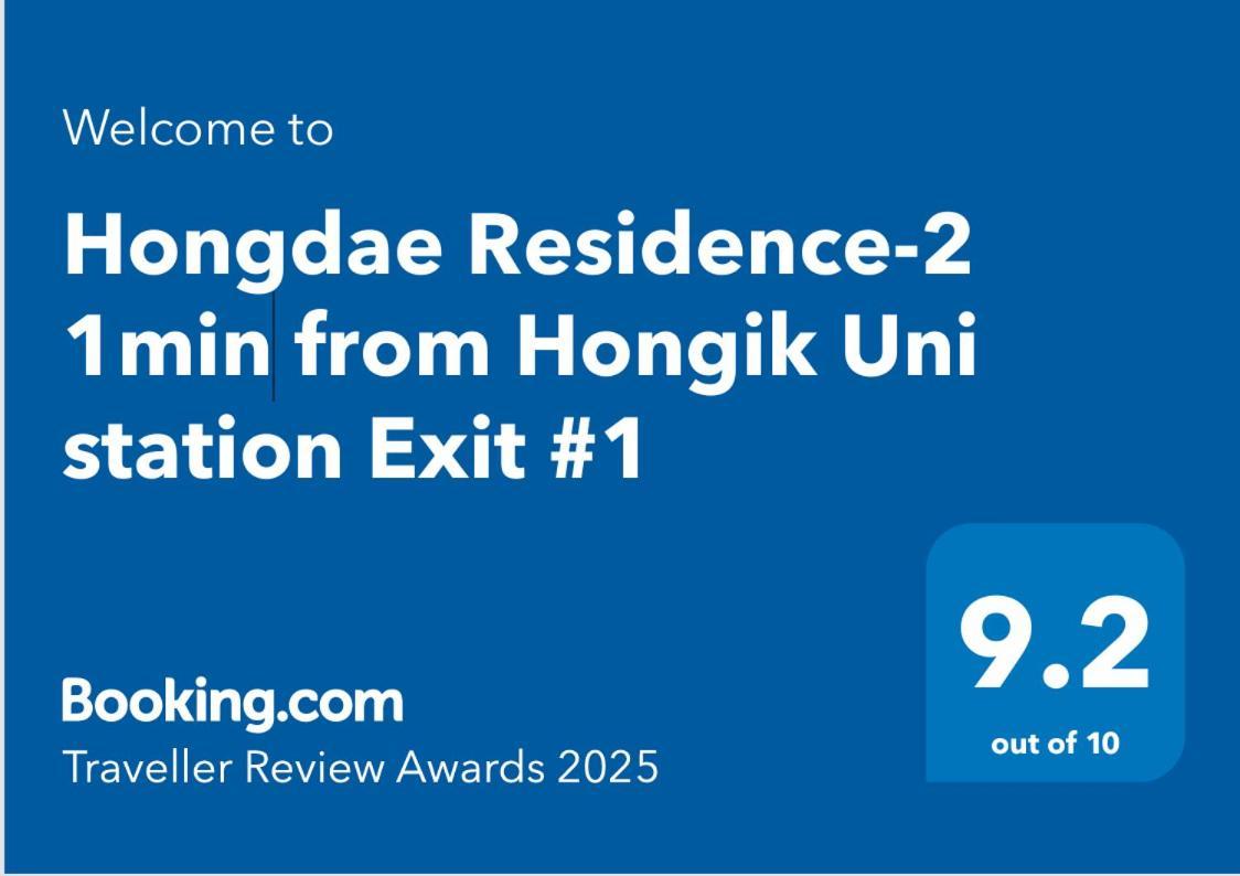 Hongdae Residence-2 1Min From Hongik Uni Station Exit #1 Seoul Ngoại thất bức ảnh